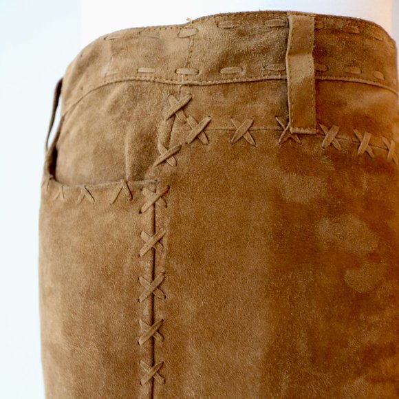 Winter Suede Maxi Skirt - Picture 8 of 11